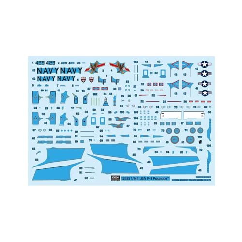 P-8A Poséidon Academy 1/144 à monter pour diorama militaire - 3