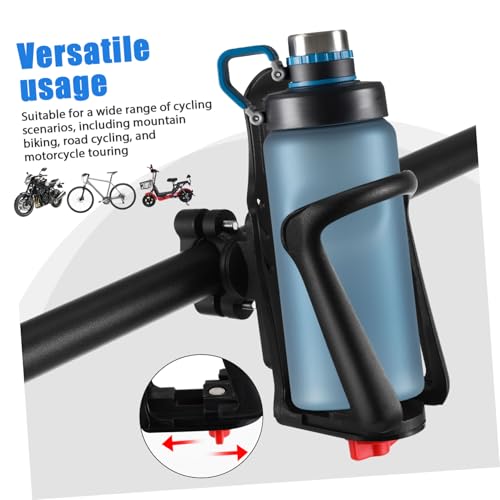 Portabidones sin tornillos ajustable de metal para evitar caidas de botellas 8