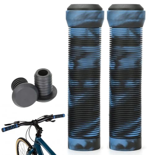 LORESJOY Fundas de Manillar Bicicleta 12cm, Azul