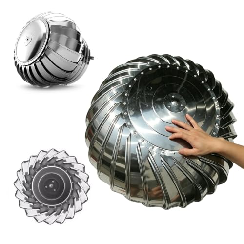 Turbina de ventilación para tejados en acero inoxidable 304 de alta gama 4