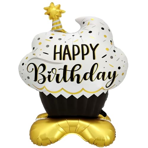 Globo de Papel de Aluminio Happy Birthday Tartas XXL, De