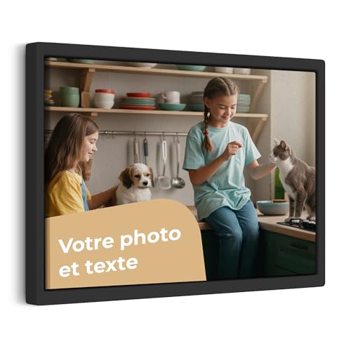 Cimpress Tableau sur Toile Personnalisé avec Photo ou Logo, 30 × 20 cm, Décoration Murale pour la Maison, le Bureau ou le Studio, Wall Art Moderne, Idée...