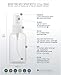 Bar5F Fine Mist Mini Spray Bottles | Plastic PETE 1 | 2 fl.oz (Pack of 6)