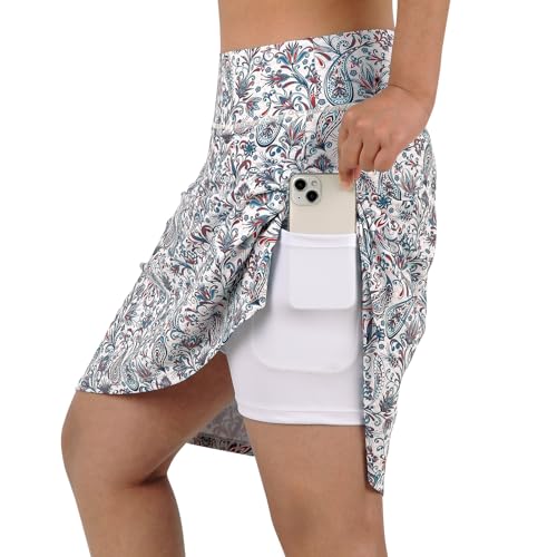 Image of ANIVIVO Skirted Legging for Women, Yoga Legging with Skirts &Women Tennis Leggings Clothes Pockets