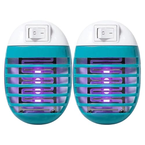 Zapper – Insectos de Moscas | Conector de la Trampa atrapamoscas de la Fruta con luz Nocturna | Electric Camping Byll - Lámpara antimosquitos Impermeable, Killers Electric para el hogar y