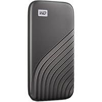Western Digital 4TB My Passport Portable SSD with NVMe Technology, USB-C, Read Speeds of up to 1050MB/s and Write Speeds of up to 1000MB/s. Works with PC, Xbox, PlayStation - Space Grey