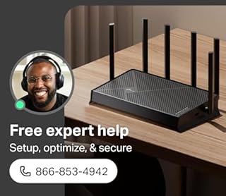 TP-Link BE6500 Dual-Band WiFi 7 Router (BE400) – Dual 2.5Gbps Ports, USB 3.0, Covers up to 2,400 sq. ft., 90 Devices, Quad-Core CPU, HomeShield, Private IoT, Free Expert Support