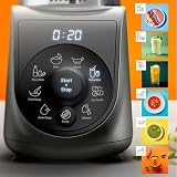 Tefal Blend Up mini mikser 1000 W, 8 automatycznych programów, ostrza Powelix, automatyczny tryb czyszczenia, kompaktowy, lekki, tryb cichy, w zestawie butelki On-the-Go (400/700 ml), szary, BL19JEF0