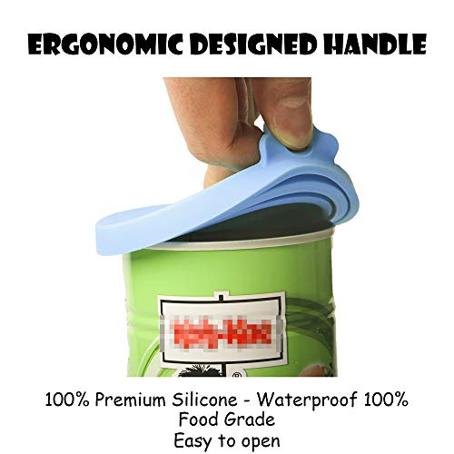 ISKM Dosendeckel 2er-Set Futterdosen Deckel Tierfutter Lebensmittelechtes Silikon Katzenfutter Dosen Deckel BPA Frei & FDA-Zulassung 3 in1 Passform Katzen & Hunde (Cyan) - Image 4