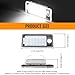 Gempro License Plate Lights LED Tag Lamps Assembly for Audi A3 S3 A4 S4 A6 S6 A8 S8 Q7 RS4 License Number Plate Lamps, 6000K Pure White 2PCS