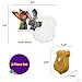Disney's Zootopia Cake Topper, Zootopia Police Department Decoration Featuring Judy Hopps, Nick Wilde & Light Up Wearable Badge