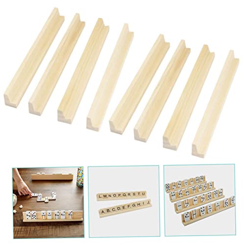 ORFOFE Juego 8 Bandejas Madera para Dominó - Soportes miniatura 6