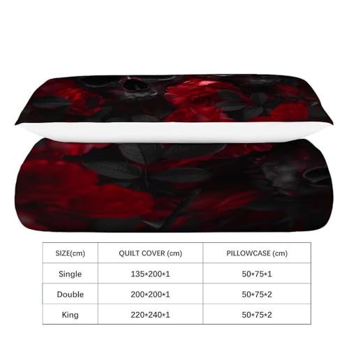 Housse de couette gothic douce et résistante pour une chambre alternative - 4
