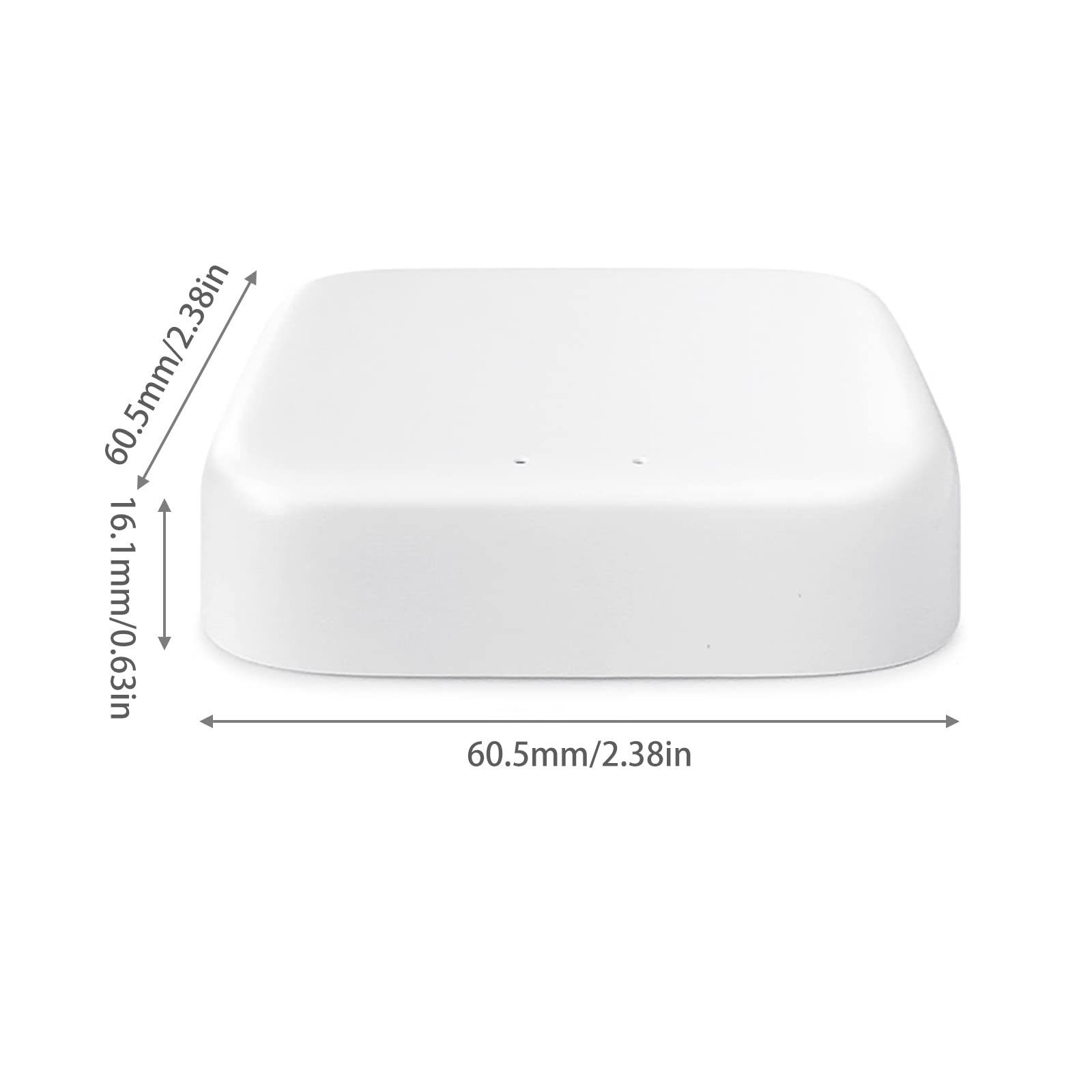 ZigBee Gateway, Tuya Smart Gateway Hub kompatybilny z mostem Smart Home Tuya / Smart Life App bezprzewodowy pilot zdalnego sterowania, z urządzeniami Tuya ZigBee 3.0, połącz do 45 urządzeń [Tylko Tuya ZigBee ]