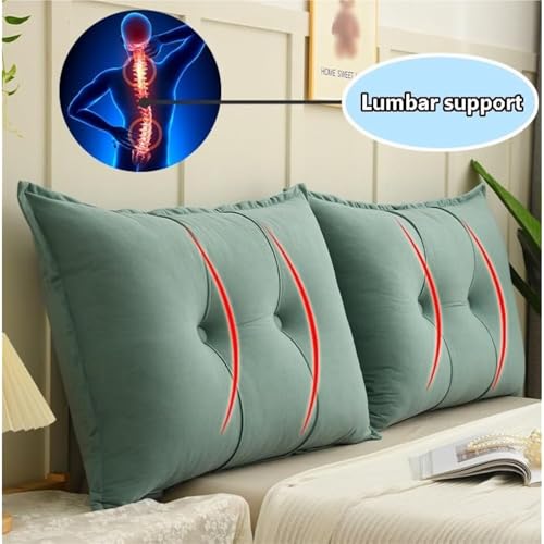 Oreiller de lecture doux et grand coussin de dossier de canapé lavable A2 - 7
