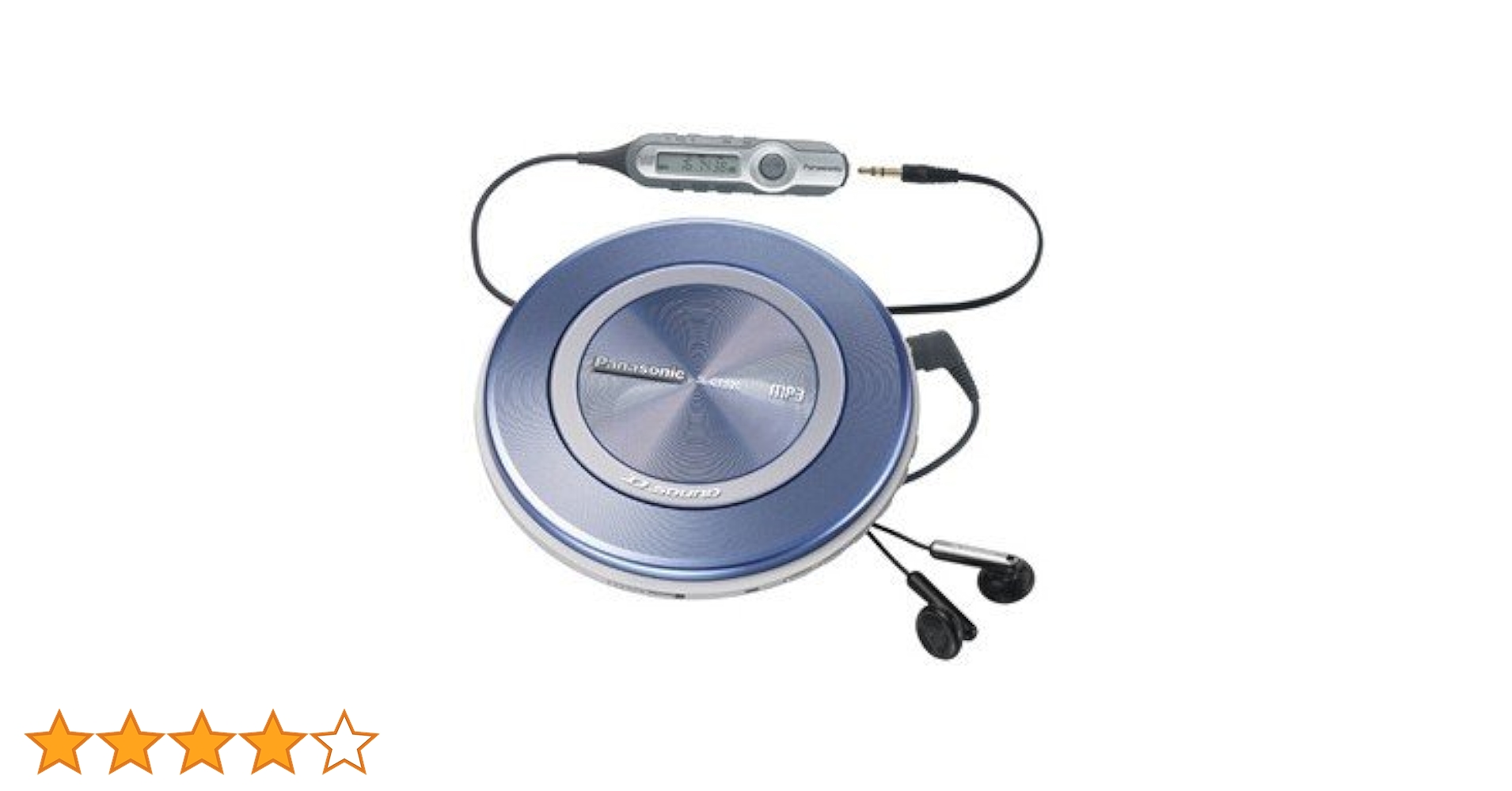 Panasonic SL-CT520 Portable CD/MP3 Player with D.Sound