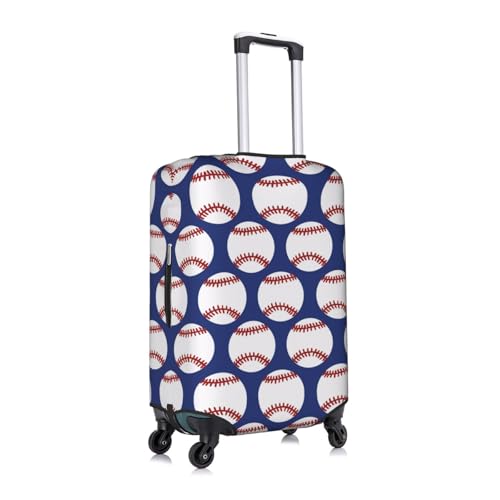 Baseballs Luggage Cover Washable Suitcase Cover Anti-Scratch Luggage Protector Covers Elastic Luggage Identify for Suitcase M fits 22-24 Inch Luggage3