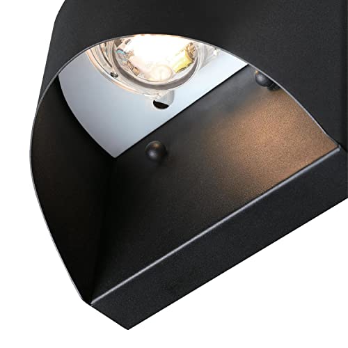 Image of Westinghouse 6122800 Nardella Transitional One Light Dimmable LED Outdoor Wall Fixture, Textured Black Finish, Dark Sky Friendly