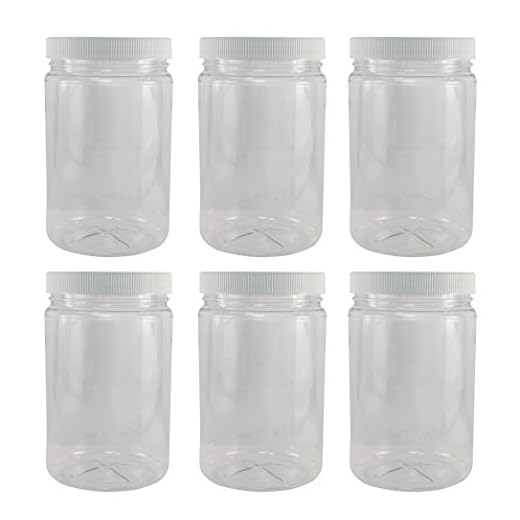 Wide Mouth Plastic Jars Pack of 90