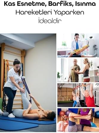 5/15/25/35/45 KG Barfiks Lastiği Gym Resistance Band Antrenman Kas Geliştirme Bandı (Kırmızı 15kg) - Görsel 7