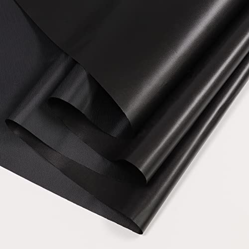 Waterproof UV Sun Protection Canvas Fabric, UPF 50+ Blackout Backing 210 Denier Canvas Fabric for...