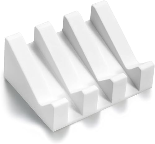 Miniatura 7 de Jabonera de silicona con desagüe para ducha, soporte de jabón para barra de baño, bandeja de secado de cascada autodrenante, soporte para esponja de