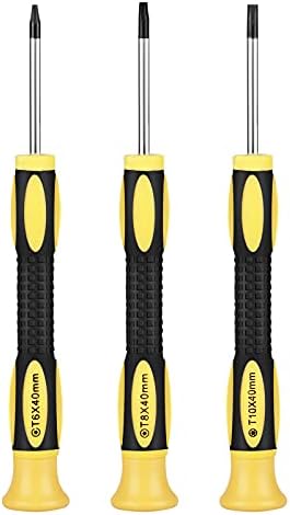 EEEKit Torx Screwdriver Set, Precision Security T6 T8 T10 Torx Screwdriver Set Compatible with PS5, PS4, PS3, Xbox One, Xbox 360 Controller