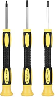 EEEKit Torx Screwdriver Set, Precision Security T6 T8 T10 Torx Screwdriver Set Compatible with PS5, PS4, PS3, Xbox One, Xbox 360 Controller