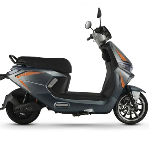 Image of AMO Brisk 60V Lead Acid Low Speed Electric Scooter | 25 km /h | 60-70 km Range | Non-RTO | Portable Charger | Grey