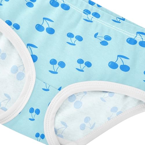 Girls' Underwear Summer Cherry Blue Toddle Brief Panties 203011474
