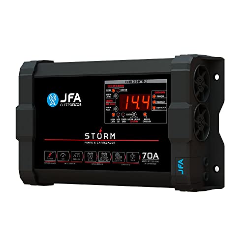 Fonte Carregador Automotivo JFA Storm 70 Amperes SCI Bivolt