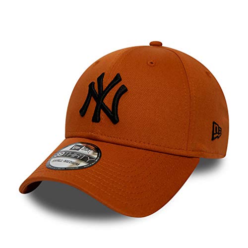 New Era Gorra 39thirty MLB York Yankees League Essential Marrón XS/S