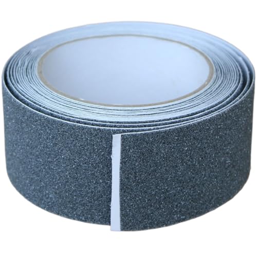Image of Anti Slip Tape 2 Inch Wide, Waterproof Grip Adhesive Tape, Heavy Duty High Traction Friction for Indoor /Outdoor Steps (33 Ft /Gray).