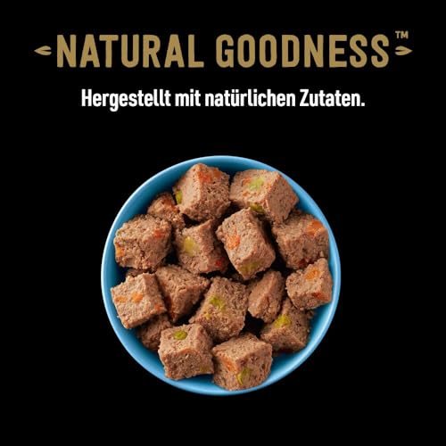 Cesar Natural Goodness Premium Bio Hunde Nassfutter in der Schale Terrine mit Fisch 16x100g