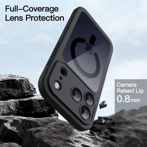 Image of JETech Case for iPhone 17 Pro Max, 360 Protection, Black