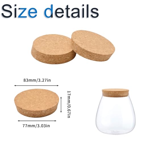 INCREWAY Tapered Cork Stoppers - Image 2