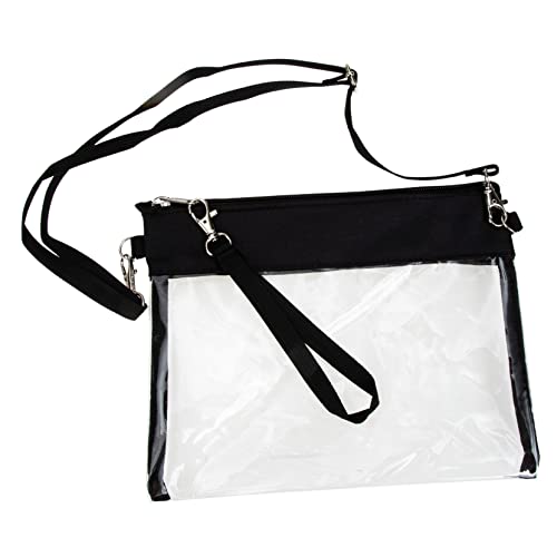 Crossbody Bag for Women Transparent Pvc Sling Purse Strap for Shopping Travel and Daily Use