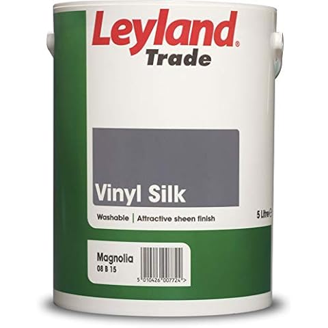 Leyland Trade 264863 Vinyl Silk Emulsion Paint - Magnolia 5L Cover