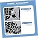 Veemoon Wall Spraying Stencil Template USA Map Design for Decorative Wall Painting Tool for Creative Home Projects and Crafts