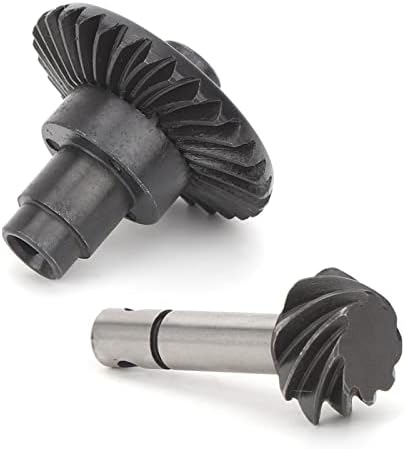 Tbest RC Bevel Gear, 8/30 Reverse Gear Ratio Bevel Gear Set RC 40 Steel Bevel Gear Parts Fit for II 90047 90046 Scx10 Bevel Gears Ssd Scx10Ii Reverse Cut Gears Ar44 Diff Gears
