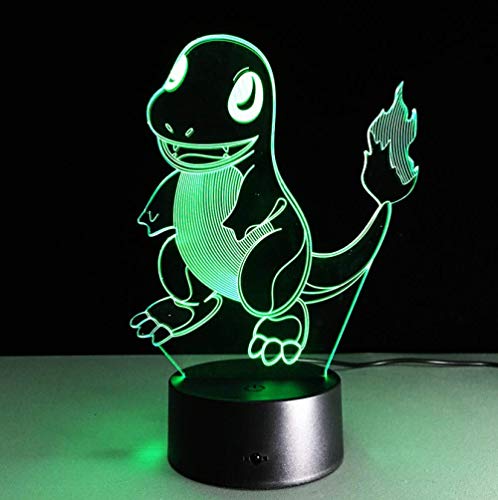 Preisvergleich Produktbild Nachtlicht Umbreon Eevee Charmander Squirtle Led Nachtlicht Bunte Bettlampe Beleuchtungslicht Party Atmosphäre Dekor
