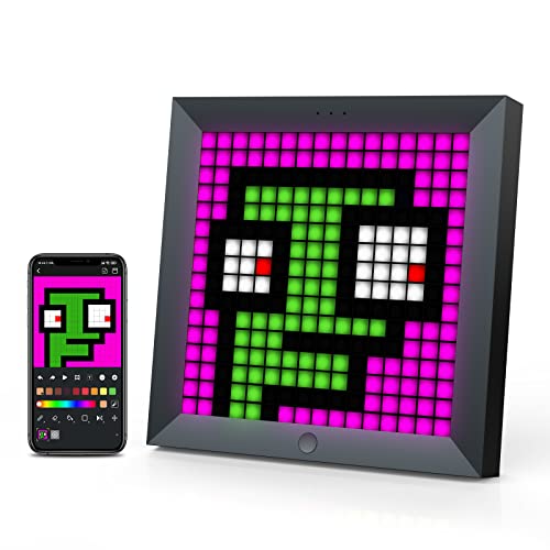 Divoom's pixel display panel is a programmable LED canvas that shows animations, art, and game stats — a tiny living billboard for your desk.