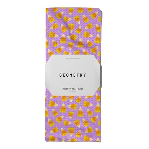 GEOMETRY Kitchen Towels - Quick Dry Microfiber Cloth Dish Towels for Kitchen Drying - Premium Quick Dry Towel - Treat, 18" x 30" - 1 Piece - image 1