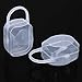 LANEYLI Pacifier Box Pacifier Shield Case Pacifier Clip Holder - Pack of 2