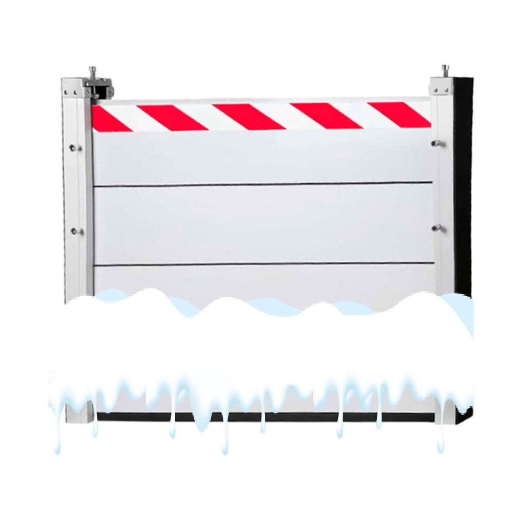 Barrière Anti-inondation Barriere Anti Inondation Porte De Garage Réutilisable Barrières Anti-inondation Pour L'extérieur Aluminium Barrière Anti-inondation (115x20cm)