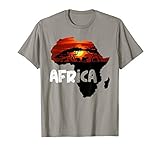 Afrika Savanne Sonnenuntergang T-Shirt
