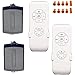 Veumoie Kit de Control Remoto para Ventilador de Techo, Receptor Universal de TamañO PequeñO para Hampton Bay Harbor Breeze Hunter, Regulable
