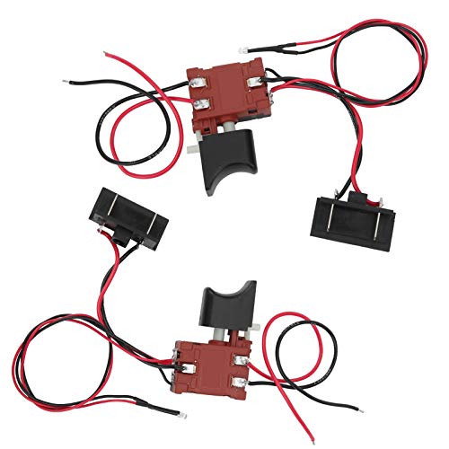 Serra Sabre 2 Peças Interruptor de Controle de Velocidade com Luz 12V-21V Ajuste Universal para Serr