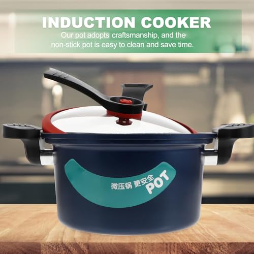 Cocotte à micro-pression 3,5l compatible induction en fer et verre - 7