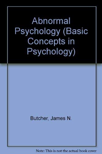 Abnormal psychology (Basic concepts in psycholo... 0818500042 Book Cover